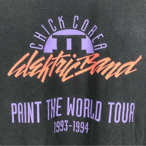 Vintage 1993 Chick Corea Elektric Band Tour T-Shirt - Picture 4 of 6